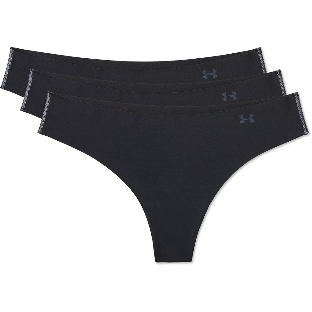 Women's Under Armour 3-pack Pure Stretch Thong Panty Women's Under Armour 3-pack Pure Stretch Thong Panty -Under Armor shop 5243961 ALT3