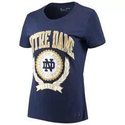 Women's Under Armour Navy Notre Dame Fighting Irish T-Shirt -Under Armor shop 5276985 ALT2