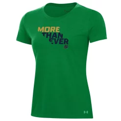 Women's Under Armour Kelly Green Notre Dame Fighting Irish 2021 Irish Wear Green Performance T-Shirt -Under Armor shop 5372906 ALT2