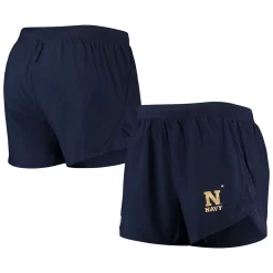 Women's Under Armour Navy Navy Midshipmen Fly By Run 2.0 Performance Shorts