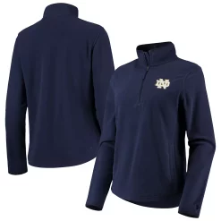Women's Under Armour Navy Notre Dame Fighting Irish Team Performance Quarter-Zip Jacket