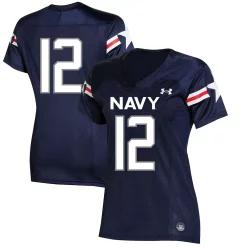 Women's Under Armour #12 Navy Navy Midshipmen Rivalry Replica Jersey