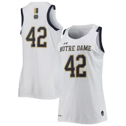Women's Under Armour White Notre Dame Fighting Irish Replica Swingman Basketball Jersey