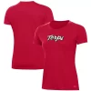Women's Under Armour Red Maryland Terrapins Throwback Performance T-Shirt
