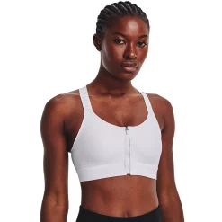 Under Armour Infinity Zip-Front High-Impact Sports Bra