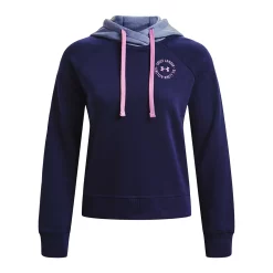 Women's Under Armour Rival Fleece Colorblock Hoodie -Under Armor shop 5556876 ALT4