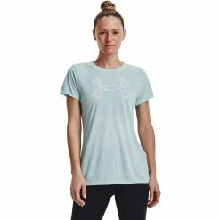 Women's Under Armour UA Tech™ Script Logo Tee -Under Armor shop 5556992 Fuse Teal