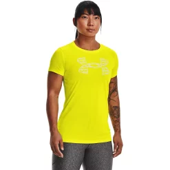 Women's Under Armour UA Tech™ Script Logo Tee -Under Armor shop 5556992 Yellow Ray