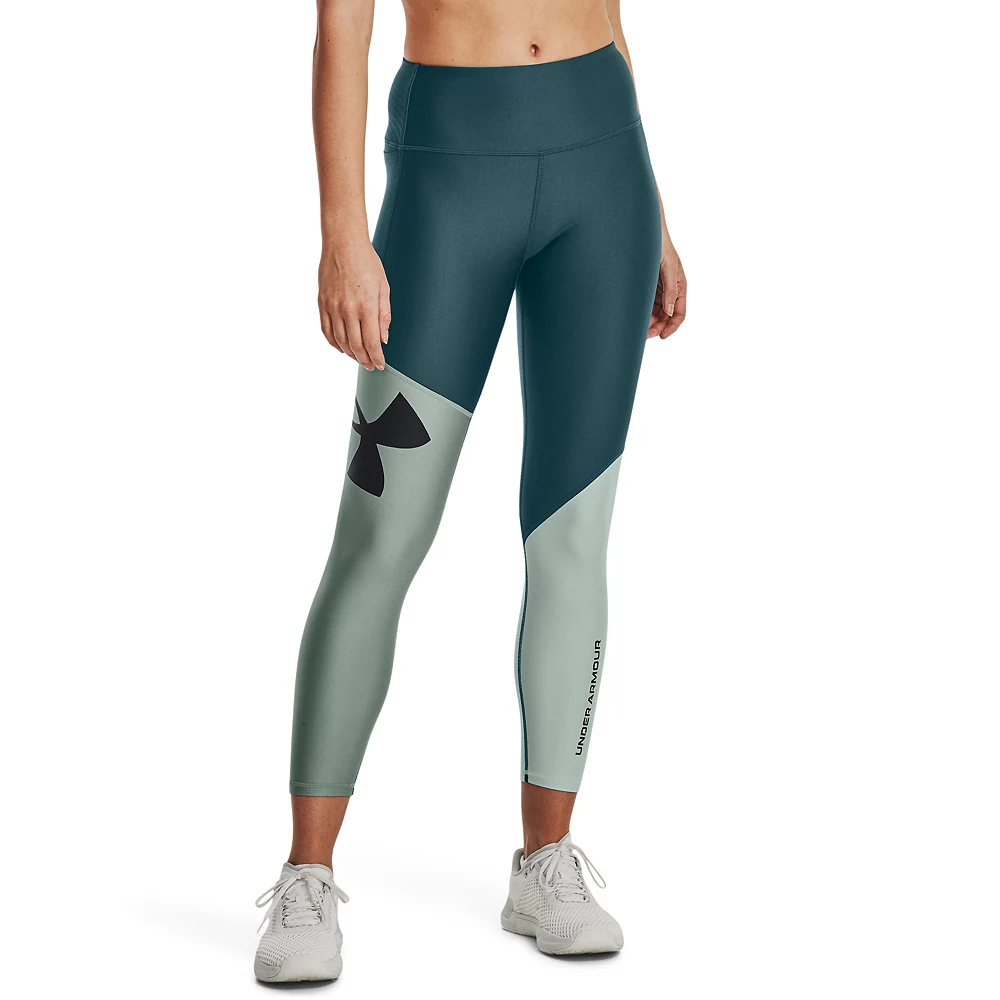 Women's Under Armour HeatGear® High-Waisted Ankle Leggings Women's Under Armour HeatGear® High-Waisted Ankle Leggings -Under Armor shop 5557009 Tourmaline Teal