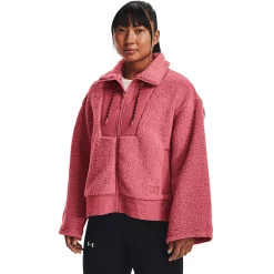 Women's Under Armour Legacy Sherpa Full-Zip Jacket -Under Armor shop 5557074 Deco Rose
