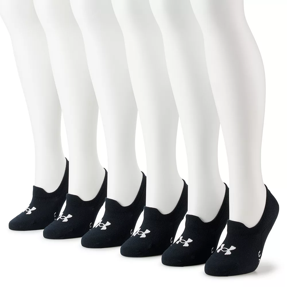 Women's Under Armour Essential Ultra Low-Tab Performance Socks 6-Pack Women's Under Armour Essential Ultra Low-Tab Performance Socks 6-Pack -Under Armor shop 5573250 Black