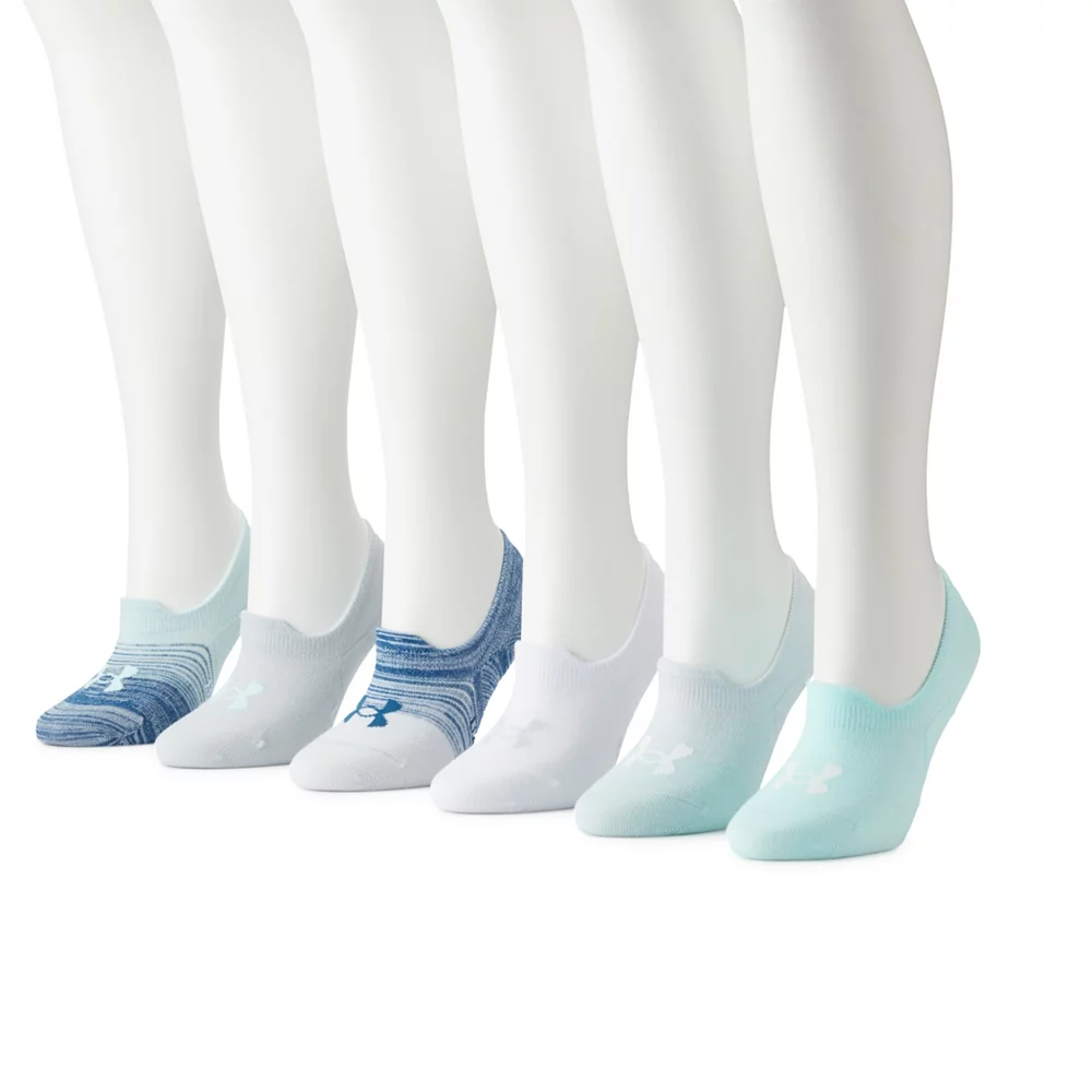 Women's Under Armour Essential Ultra Low-Tab Performance Socks 6-Pack Women's Under Armour Essential Ultra Low-Tab Performance Socks 6-Pack -Under Armor shop 5573250 Blue