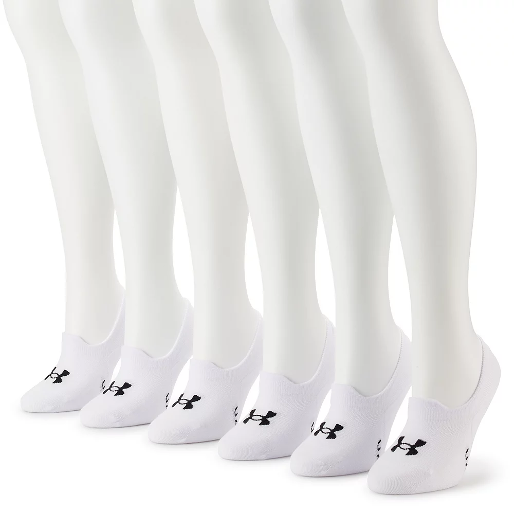 Women's Under Armour Essential Ultra Low-Tab Performance Socks 6-Pack Women's Under Armour Essential Ultra Low-Tab Performance Socks 6-Pack -Under Armor shop 5573250 White