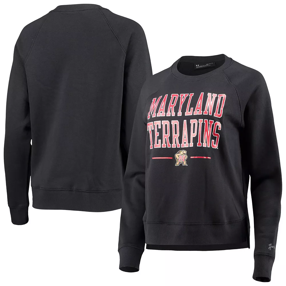 Women's Under Armour Black Maryland Terrapins All Day Fleece Raglan Pullover Sweatshirt Women's Under Armour Black Maryland Terrapins All Day Fleece Raglan Pullover Sweatshirt -Under Armor shop 5606641