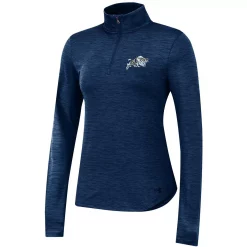Women's Under Armour Navy Navy Midshipmen Vent Space-Dye Performance Quarter-Zip Jacket -Under Armor shop 5752894 ALT2