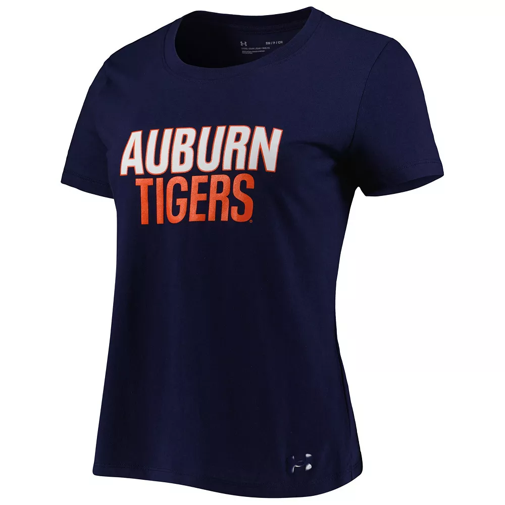 Women's Under Armour Navy Auburn Tigers 2-Hit Performance T-Shirt Women's Under Armour Navy Auburn Tigers 2-Hit Performance T-Shirt -Under Armor shop 5936715 ALT2