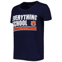 Women's Under Armour Navy Auburn Tigers Auburn Everything School T-Shirt -Under Armor shop 5937987 ALT2