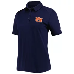 Women's Under Armour Navy Auburn Tigers Tech Mesh Performance Polo -Under Armor shop 5968295 ALT2