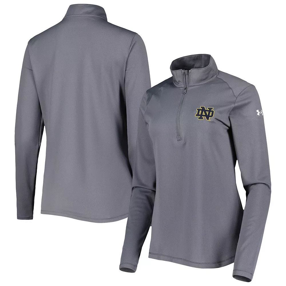 Women's Under Armour Charcoal Notre Dame Fighting Irish Tech Mesh Performance Quarter-Zip Jacket Women's Under Armour Charcoal Notre Dame Fighting Irish Tech Mesh Performance Quarter-Zip Jacket -Under Armor shop 5981094 ALT
