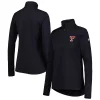 Women's Under Armour Black Texas Tech Red Raiders Tech Mesh Performance Quarter-Zip Jacket