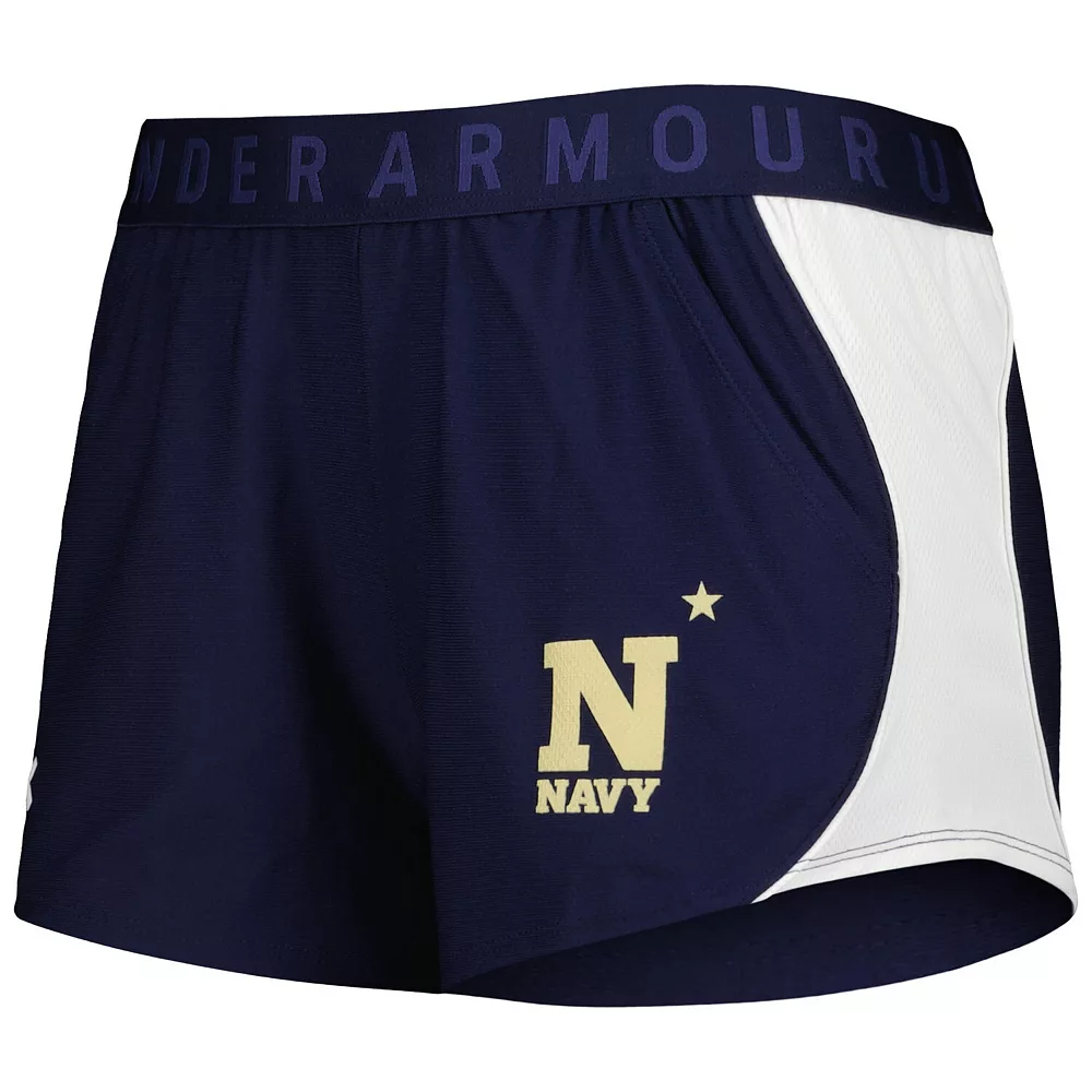 Women's Under Armour Navy/White Navy Midshipmen Game Day Tech Mesh Performance Shorts Women's Under Armour Navy/White Navy Midshipmen Game Day Tech Mesh Performance Shorts -Under Armor shop 5993958 ALT2