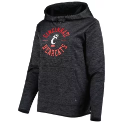 Women's Under Armour Heathered Black Cincinnati Bearcats Fleece Pullover Hoodie -Under Armor shop 5994754 ALT2