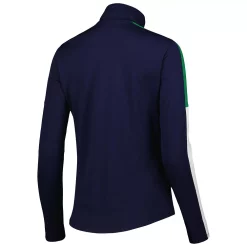 Women's Under Armour Navy Notre Dame Fighting Irish Team Tech Mesh Performance Quarter-Zip Jacket -Under Armor shop 6001639 ALT3