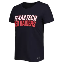 Women's Under Armour Black Texas Tech Red Raiders 2-Hit Performance T-Shirt -Under Armor shop 6002415 ALT2