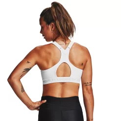 Women's Under Armour High Zip Crossback Sports Bra -Under Armor shop 6120789 ALT