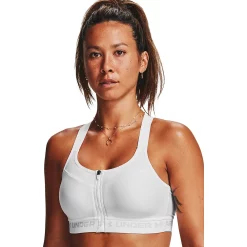 Women's Under Armour High Zip Crossback Sports Bra -Under Armor shop 6120789 ALT3