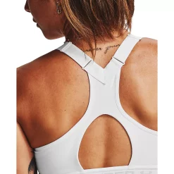 Women's Under Armour High Zip Crossback Sports Bra -Under Armor shop 6120789 ALT4
