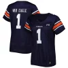 Women's Under Armour #1 Navy Auburn Tigers Replica Team Football Jersey