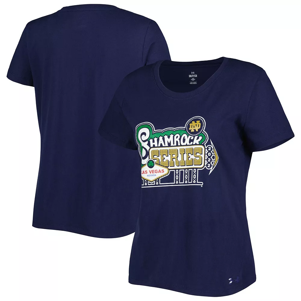Women's Under Armour Navy Notre Dame Fighting Irish 2022 Shamrock Series Performance T-Shirt Women's Under Armour Navy Notre Dame Fighting Irish 2022 Shamrock Series Performance T-Shirt -Under Armor shop 6163063