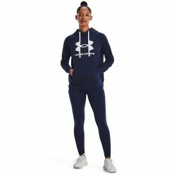 Women's Under Armour Rival Fleece Logo Hoodie -Under Armor shop 6171848 ALT2