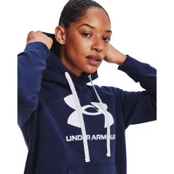 Women's Under Armour Rival Fleece Logo Hoodie -Under Armor shop 6171848 ALT3