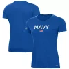 Women's Under Armour Royal Navy Midshipmen 2022 Special Games NASA T-Shirt